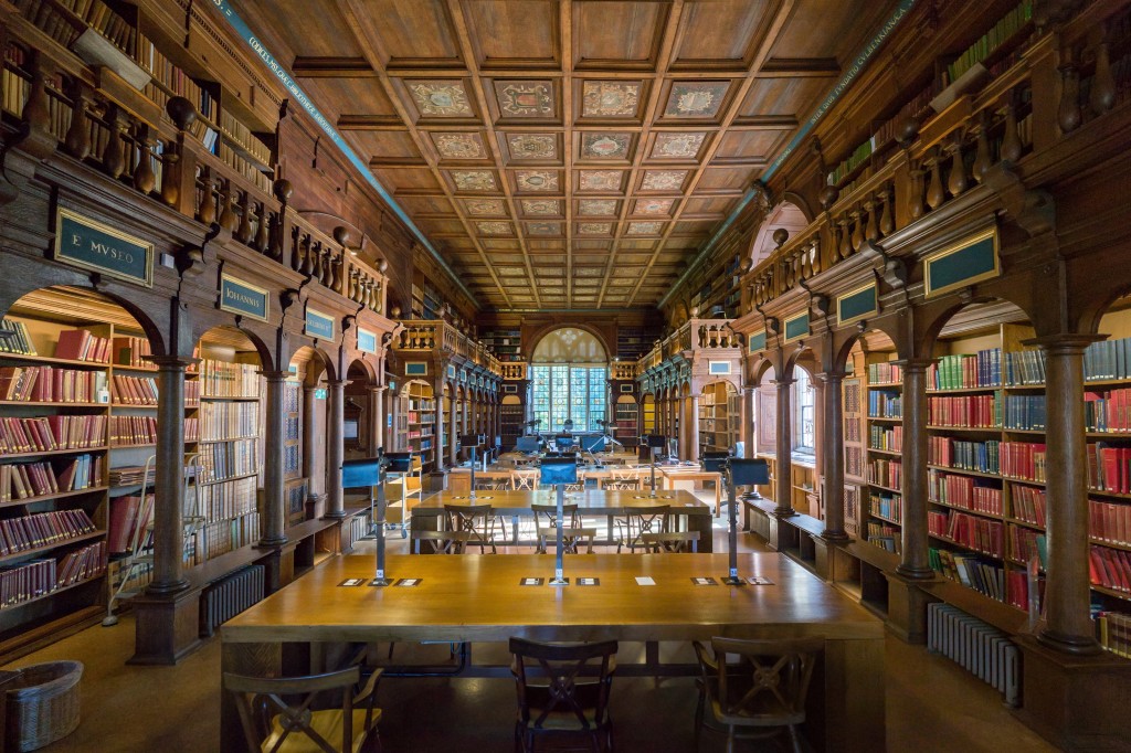 Inside the Bodleian at Oxford’s Library
