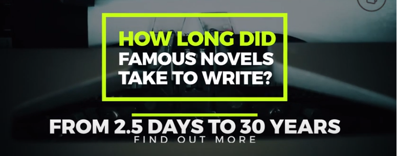 How Long it Took 40 Writers to Complete Their Works