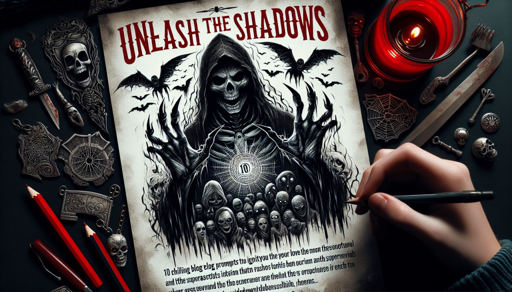 Unleash the Shadows: 10 Chilling Blog Prompts to Ignite Your Love for Horror and the Supernatural