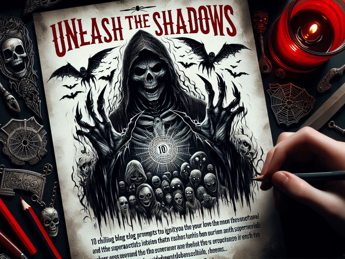 Unleash the Shadows: 10 Chilling Blog Prompts to Ignite Your Love for Horror and the Supernatural